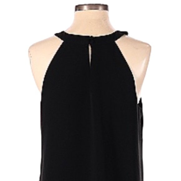 Gianni Bini HOLIDAY Dress Womens Size XS Black COCKTAIL Dress Gold Accent Flowy - Picture 7 of 10